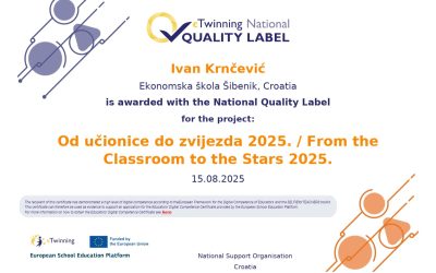 Sudjelovanje u multidisciplinarnom Etwinning projektu “Od učionice do zvijezda 2025.”
