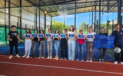 Junior ambasadori EPASA priključili se #BeActive inicijativi igrajući padel