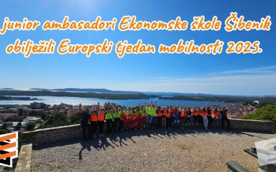 Junior ambasadori Europskog parlamenta obilježili Europski tjedan mobilnosti 2025