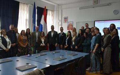Župan i pročelnik posjetili Ekonomsku školu Šibenik