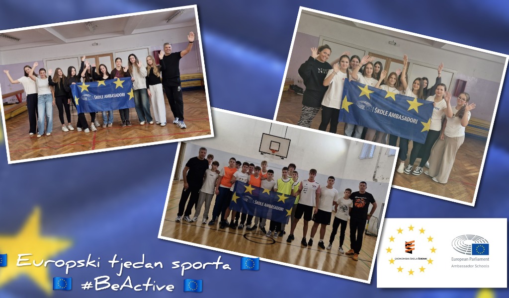 Ekonomska škola Šibenik uz Europski tjedan sporta #BeActive